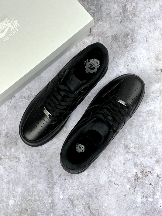 Multiple Sizes - Nike Air Force 1 '07 Low Triple Black | 24HR SHIP | SAME DAY