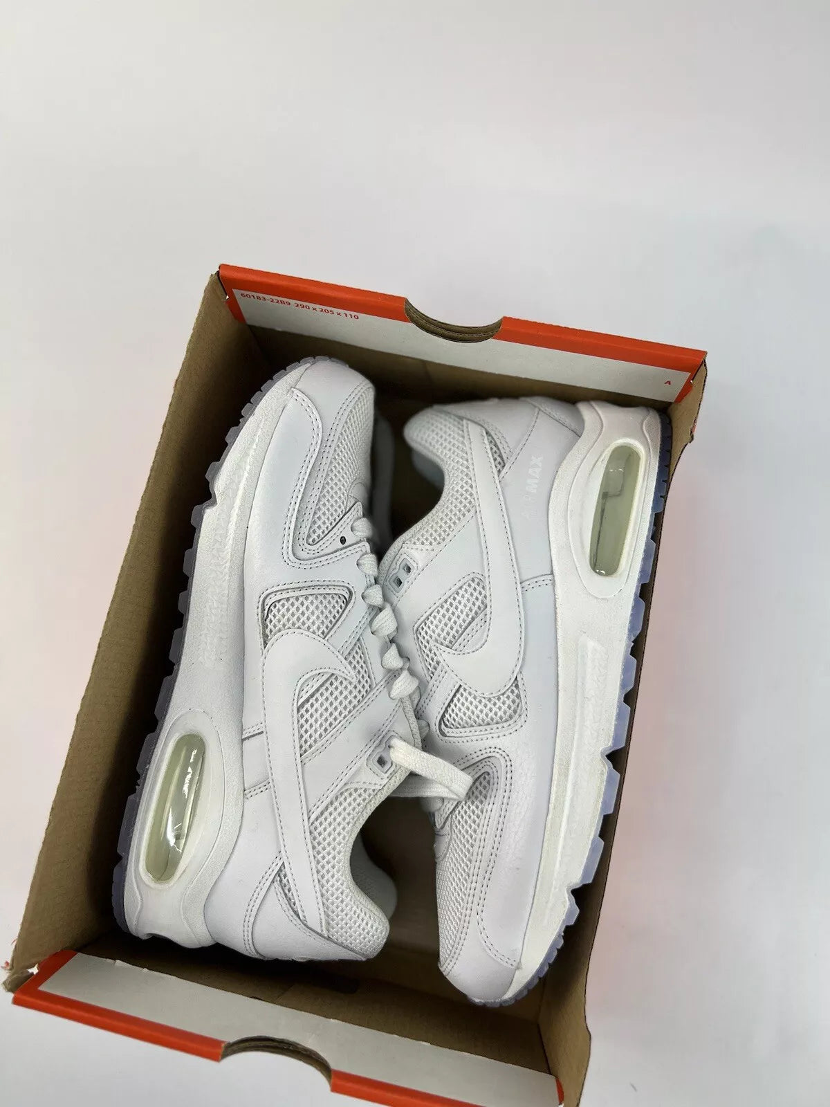 Nike Air Max Command Triple White Mens