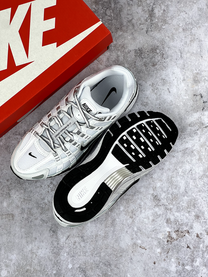 Nike P6000 White Metallic Silver Black - Multiple Sizes | Next Day Delivery
