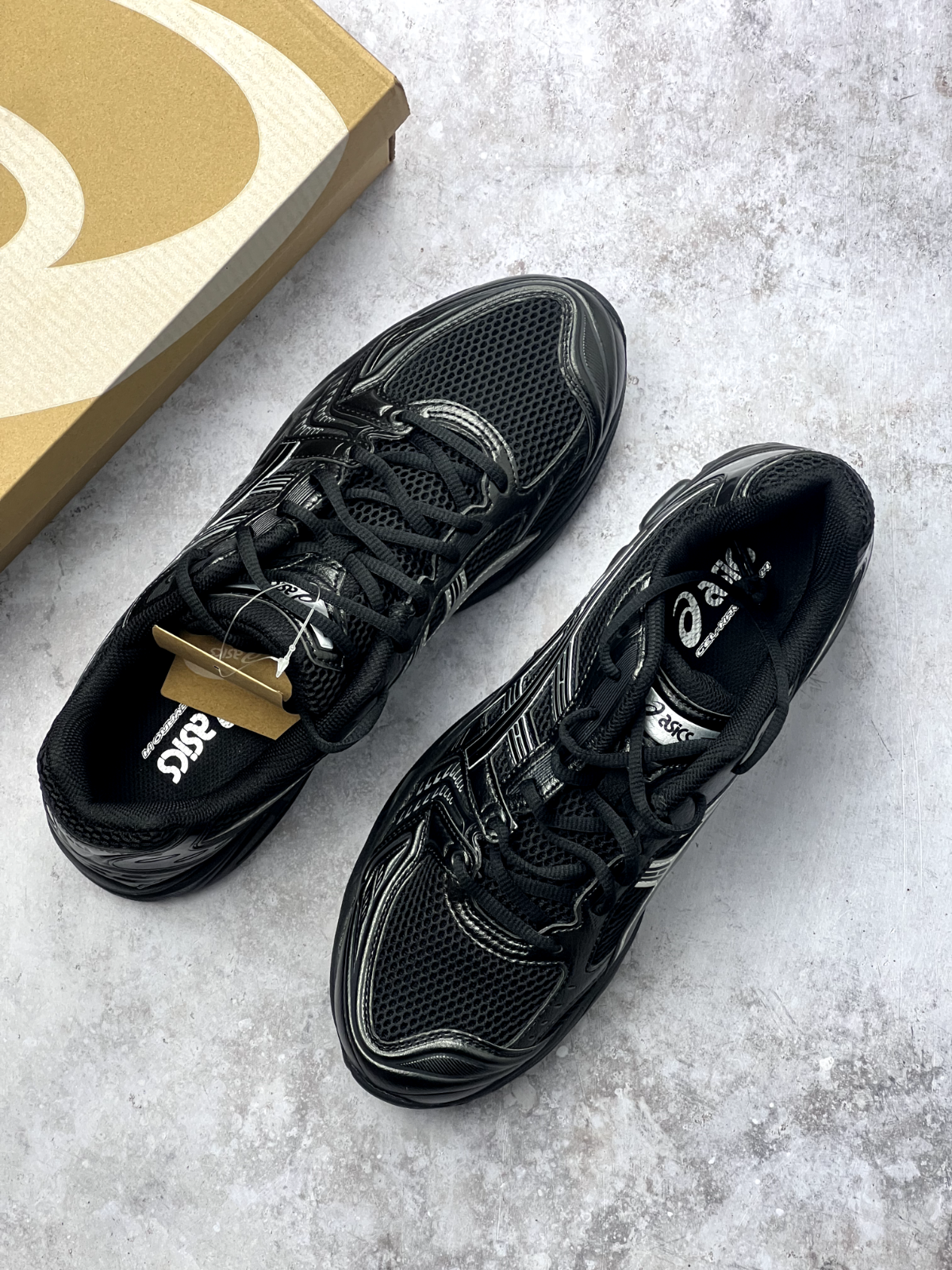 asics gel-kayano 14 Black Pure Silver | Multiple Sizes | Next Day Delivery