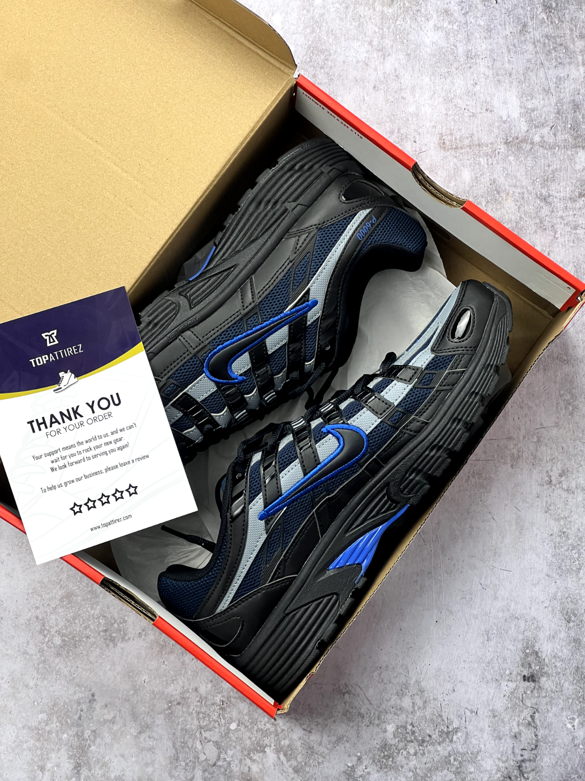 Nike P-6000 Men’s "Black Obsidian Blue" Multiple Sizes | Next Day Delivery