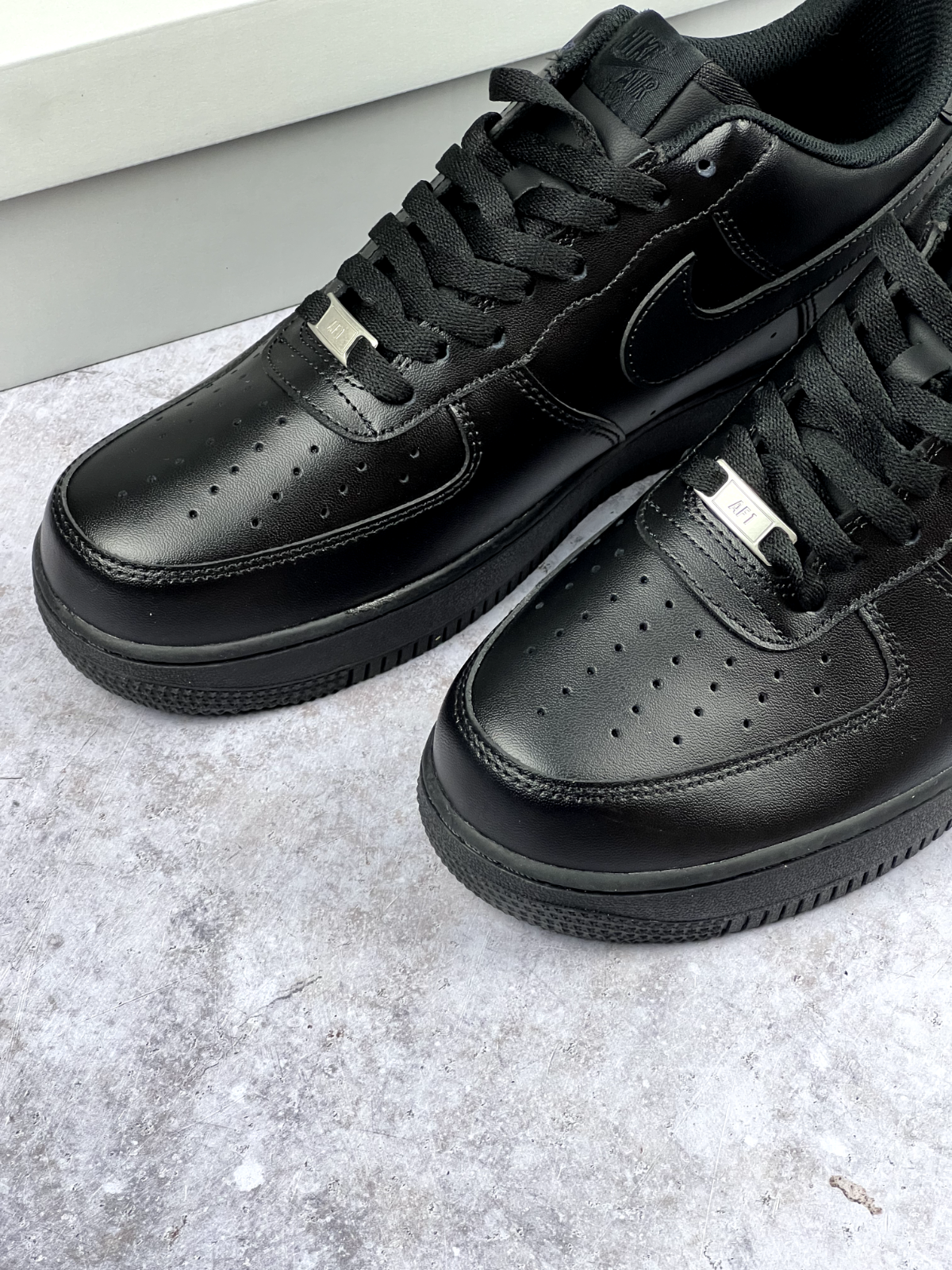 Multiple Sizes - Nike Air Force 1 '07 Low Triple Black | 24HR SHIP | SAME DAY
