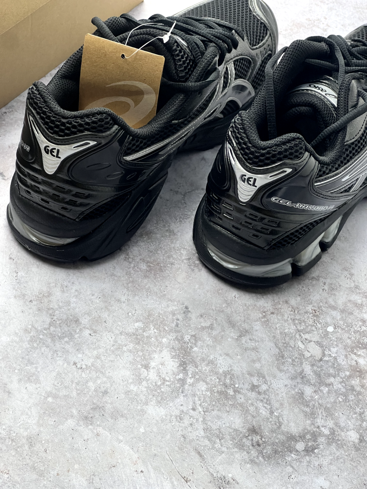 asics gel-kayano 14 Black Pure Silver | Multiple Sizes | Next Day Delivery