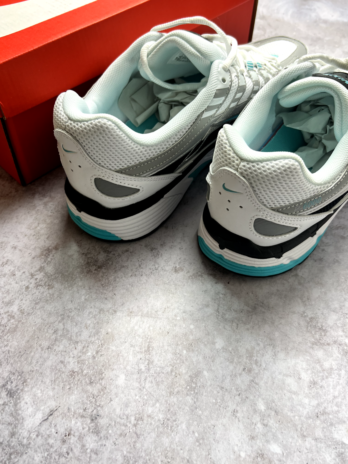 Nike P-6000 Dusty Cactus White Turquoise Trainers | Next Day Delivery