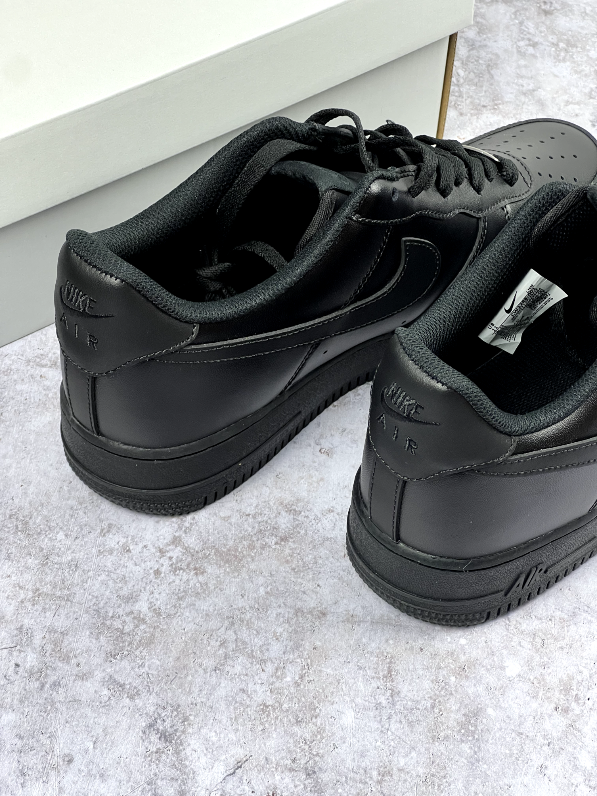 Multiple Sizes - Nike Air Force 1 '07 Low Triple Black | 24HR SHIP | SAME DAY