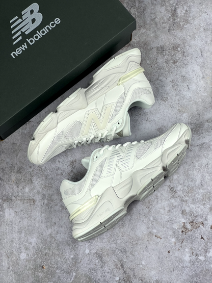 New Balance 9060 Triple White Running Shoe - Free Next Day Delivery
