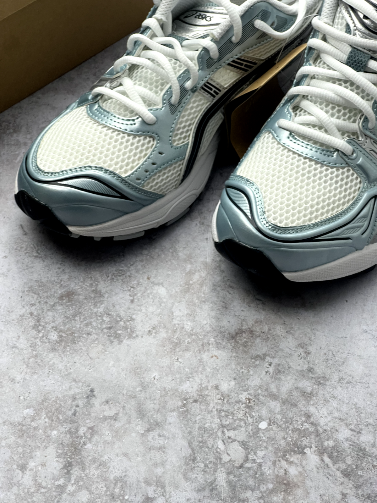 Asics Gel-Kayano 14 White Fjord Grey | Multiple Sizes | Next Day Delivery