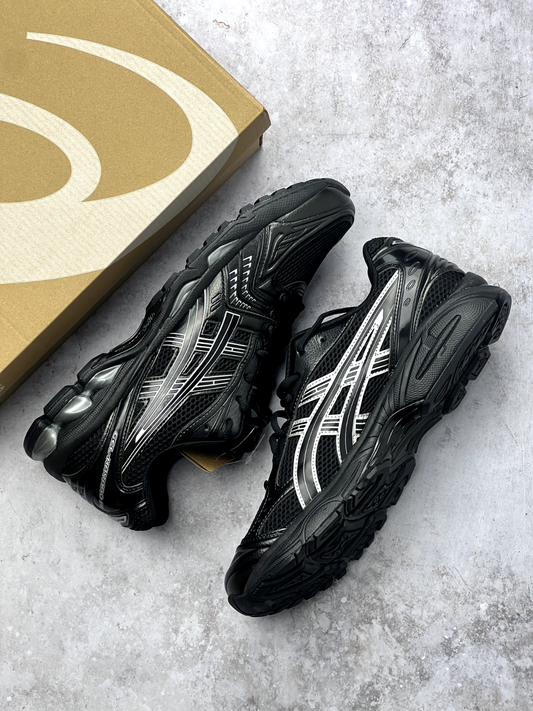 asics gel-kayano 14 Black Pure Silver | Multiple Sizes | Next Day Delivery