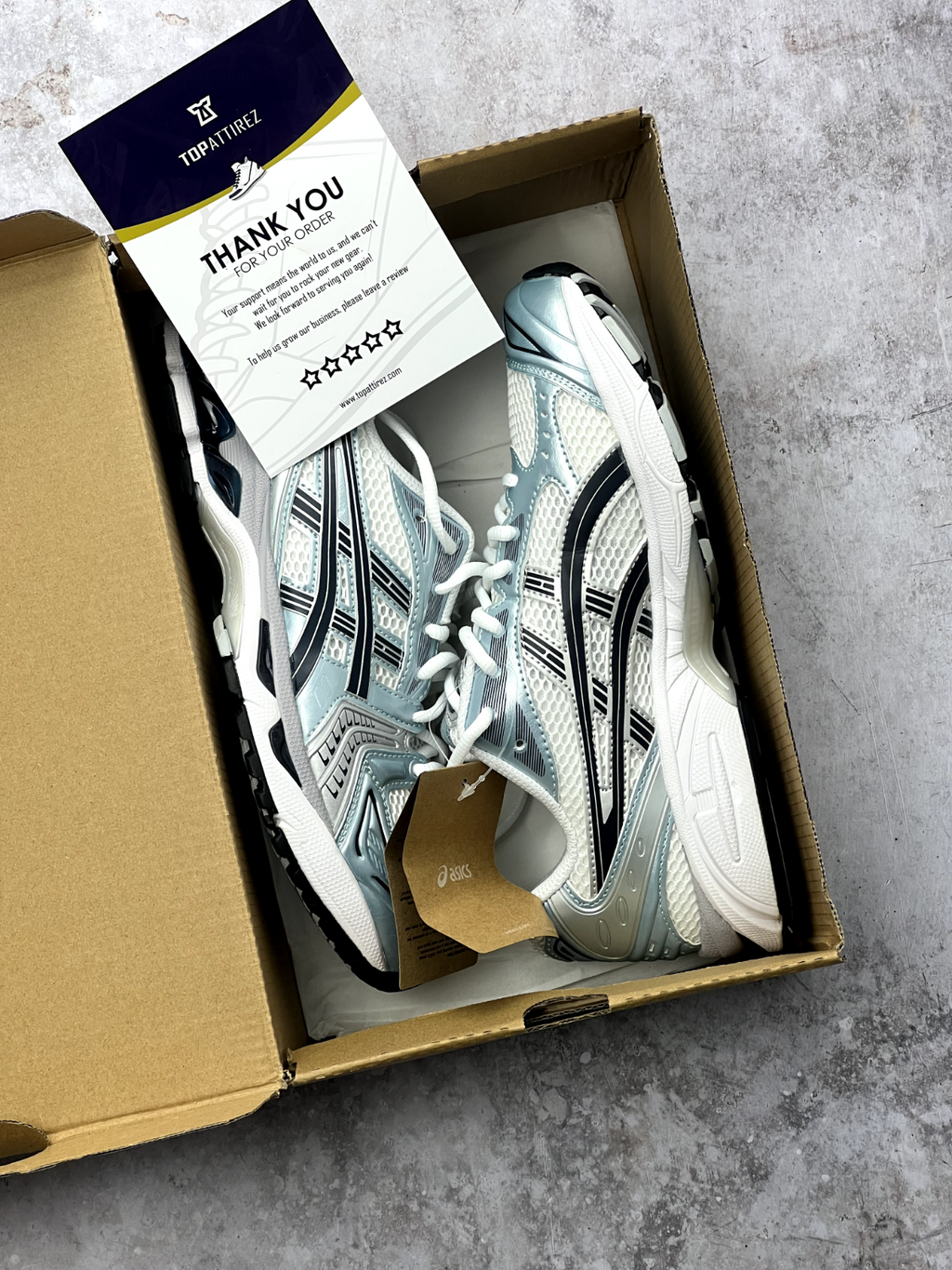 Asics Gel-Kayano 14 White Fjord Grey | Multiple Sizes | Next Day Delivery