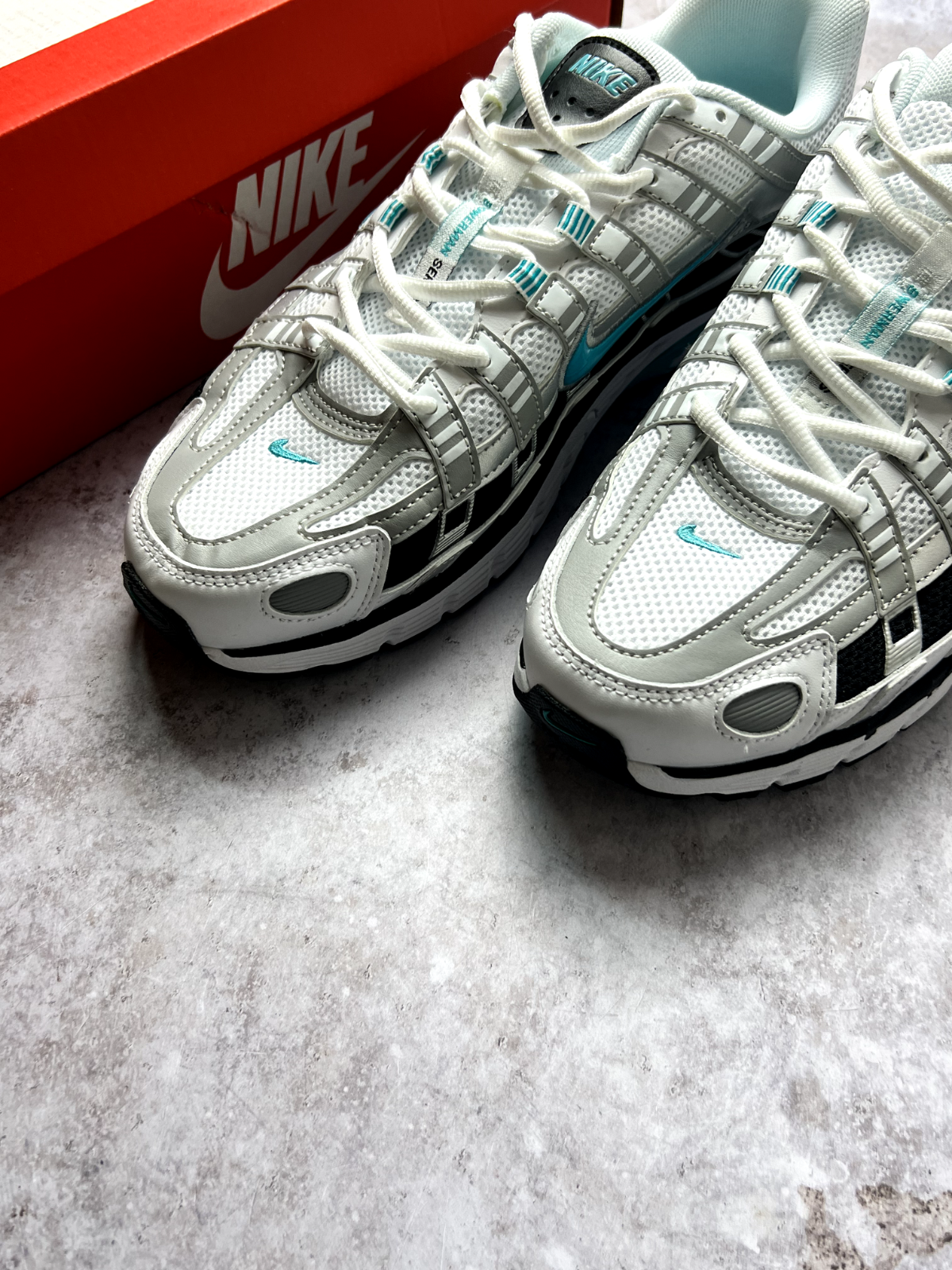 Nike P-6000 Dusty Cactus White Turquoise Trainers | Next Day Delivery