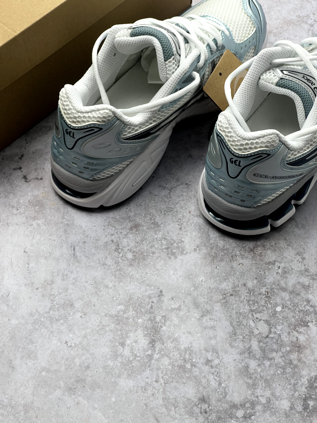 Asics Gel-Kayano 14 White Fjord Grey | Multiple Sizes | Next Day Delivery