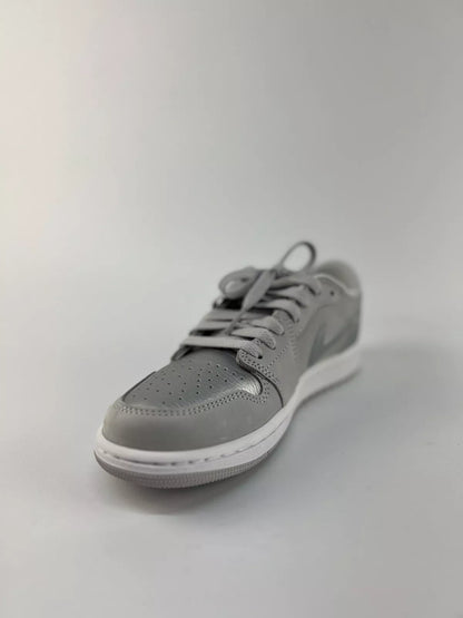 Nike Air Jordan 1 Low Retro OG Metallic Silver Mens